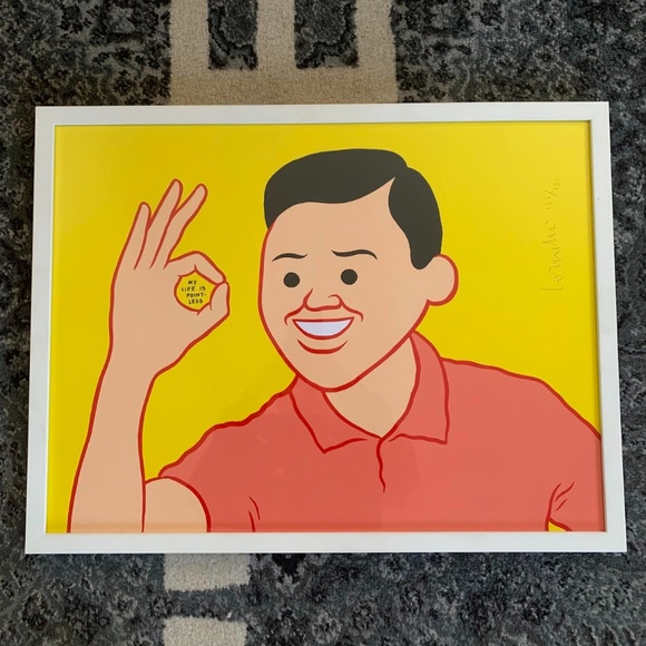 NEW (FRAMED) Joan Cornellà - My Life is Pointless Print [ Signed ] 135/150 - Picture 1 of 4